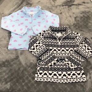 5/6 Sweater with pockets zipper blue and black